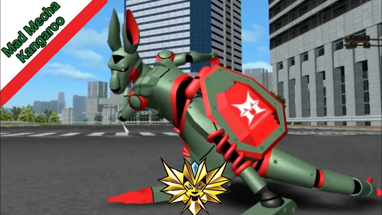 Mad Mecha Kangaroo gameplay. Strong animal kaiser max4 | 百獣大戦