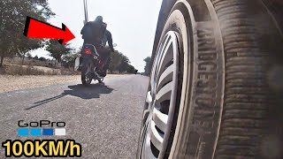 जब कार के टायर के पास बांध दिया कैमरा - Camera Attached On Our Car Tyre screenshot 1