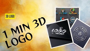 3D Logo Design Tutorial in 60 Seconds - No Software Required! ❤️ #3dlogo #logodesign