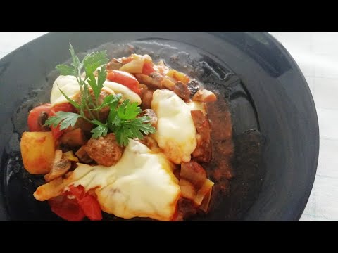 ????Lezzeti Sırlarıyla Fırında Mantarlı Köfteli Yemek Tarifi????Fırında Kaşarlı Mantar Tarifi????