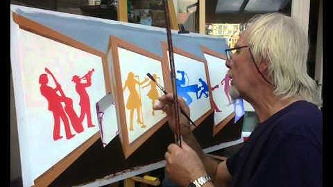 Geoff Gough - "The Musicians" Reverse Perspective making of.wmv