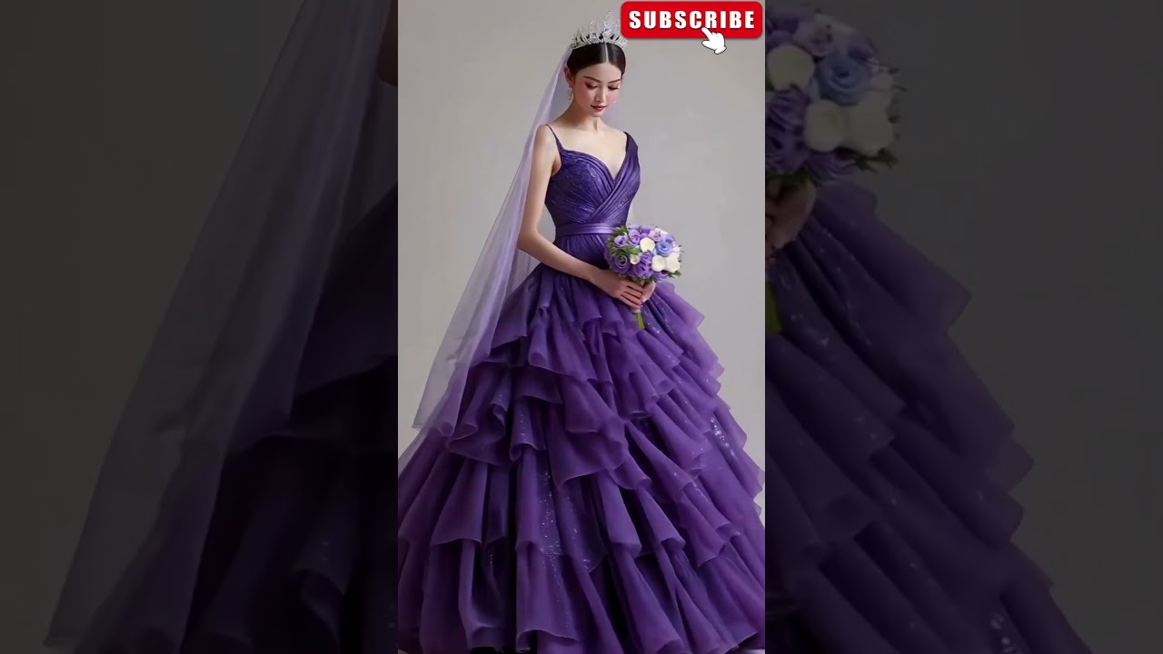 Purple Dream Wedding Dress Ideas 