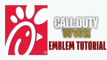 COD WW2 LOGO [CHICK FIL A] EMBLEM TUTORIAL