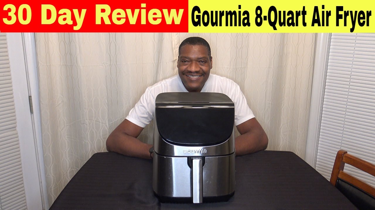 Gourmia 8 Qt Digital Air Fryer with FryForce 360 and Guided