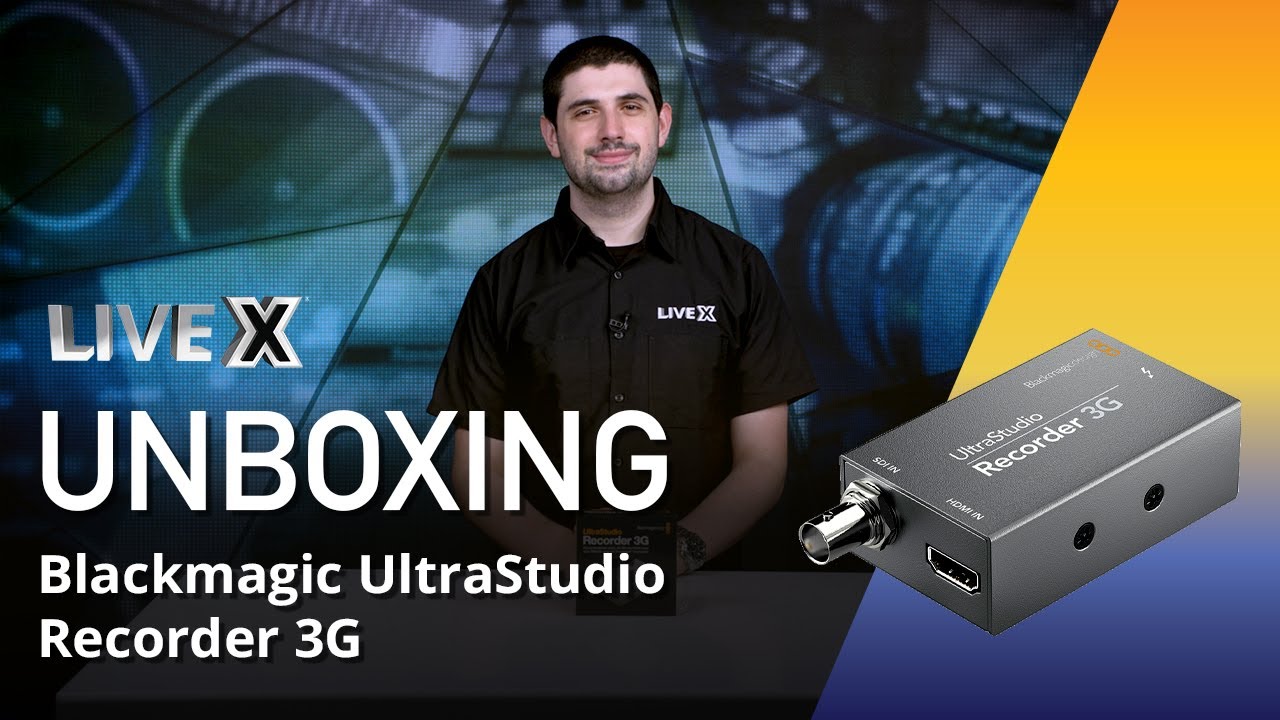 Unboxing: Blackmagic UltraStudio Recorder 3G - YouTube