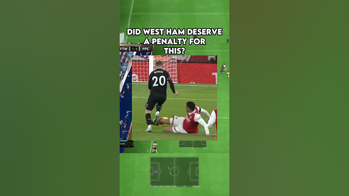 DID WEST HAM DESERVE A PENALTY FOR THIS?