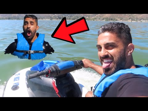 INSANE Jet Skiing With my DAD In Lake Elsinore (Almost Died) | DIV TV