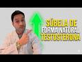 ¿Cómo aumentar la TESTOSTERONA? 📉 3 Pasos para subirla de forma natural (Sin Fármacos)