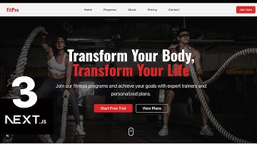 Build a Stunning Fitness Website with Next.js 15 + Tailwind (Part 3: Programs Section)