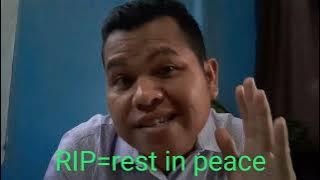 arti dari istilah: COD,OOTD,RIP,DIY,LOL,LMAO,LMFAO