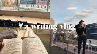 starting to write a new story!! / a nanowrimo vlog