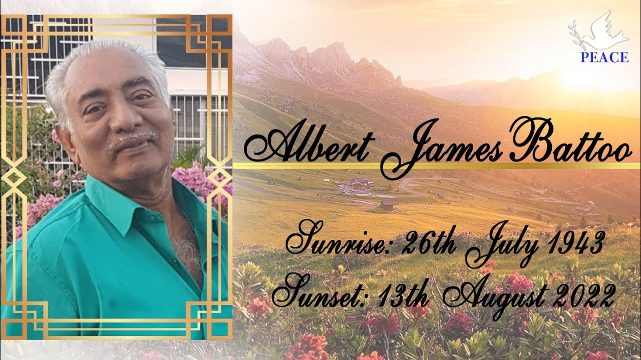 Funeral Tribute Service Of Albert James (Ben) Battoo - YouTube