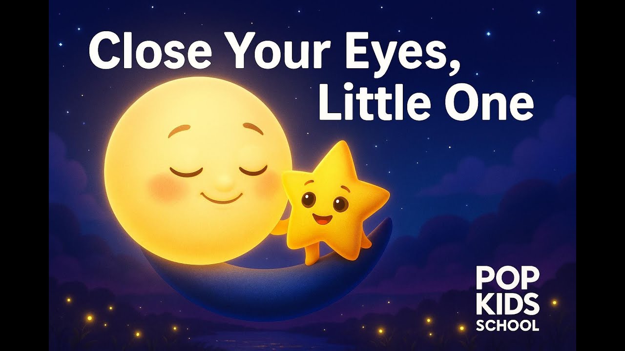 Close Your Eyes, Little One | Soft Lullaby for Kids | Pop Kids