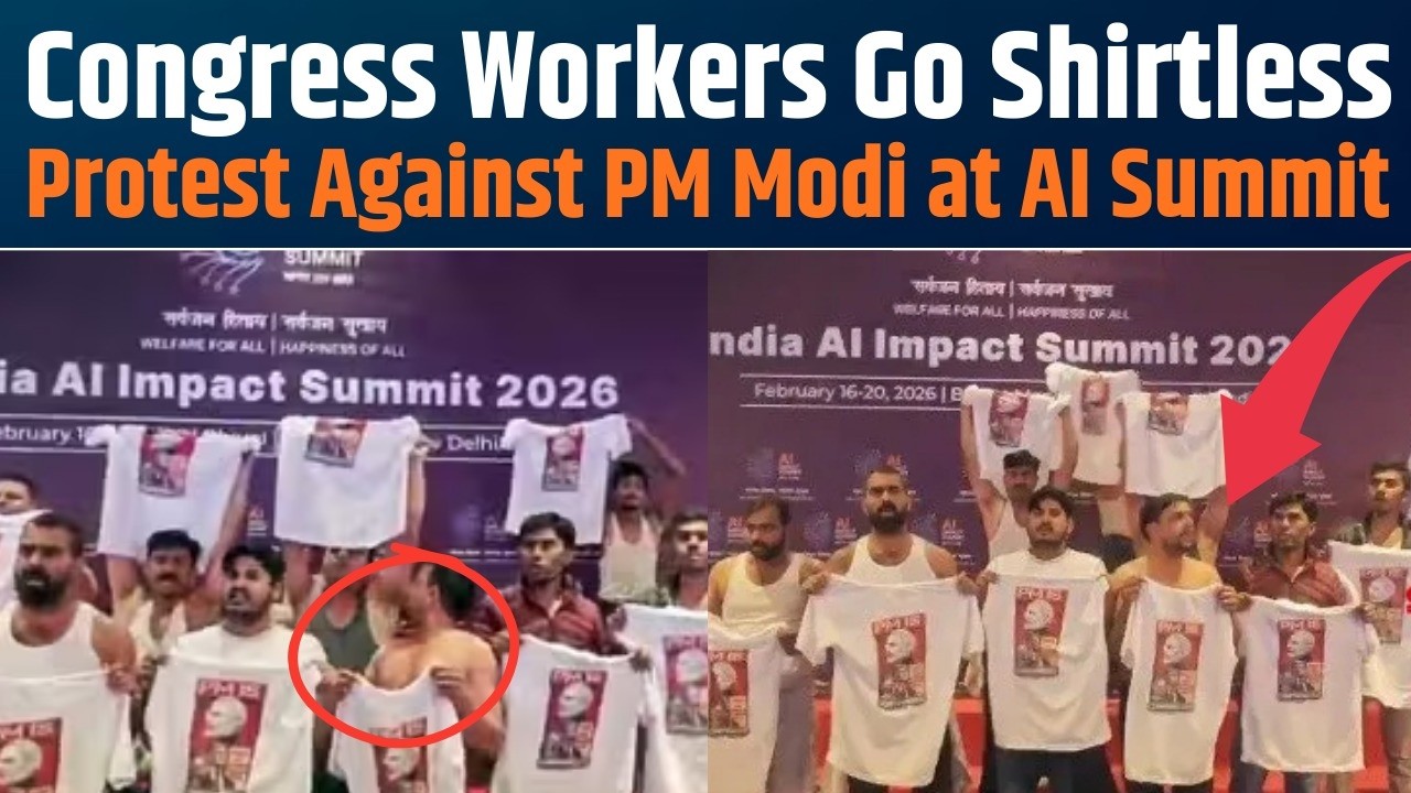 National Shame at Global AI Summit | Congress Disrupts India’s Global Image 
