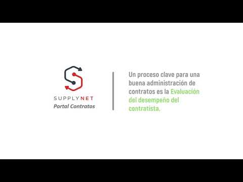 Portal Contratos - Evaluación Proveedores