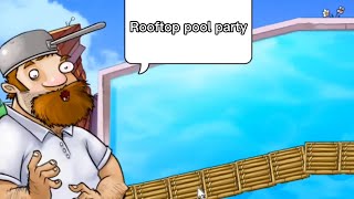 PVZ : New map - Rooftop pool party❓❗