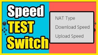 How to Do a SPEED Test for Upload or Download on Nintendo Switch (Check Network)