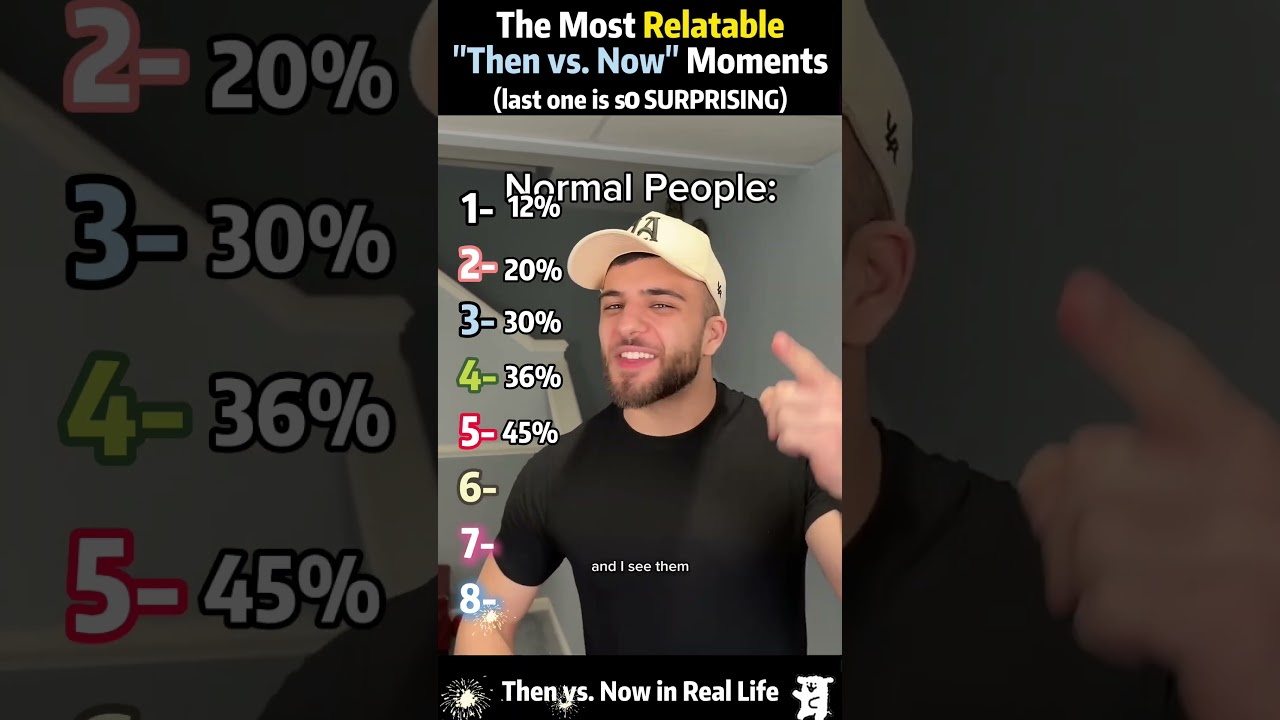 The Most Relatable "Then vs. Now" Moments #relatable #pranks #funny #foryou #fyp
