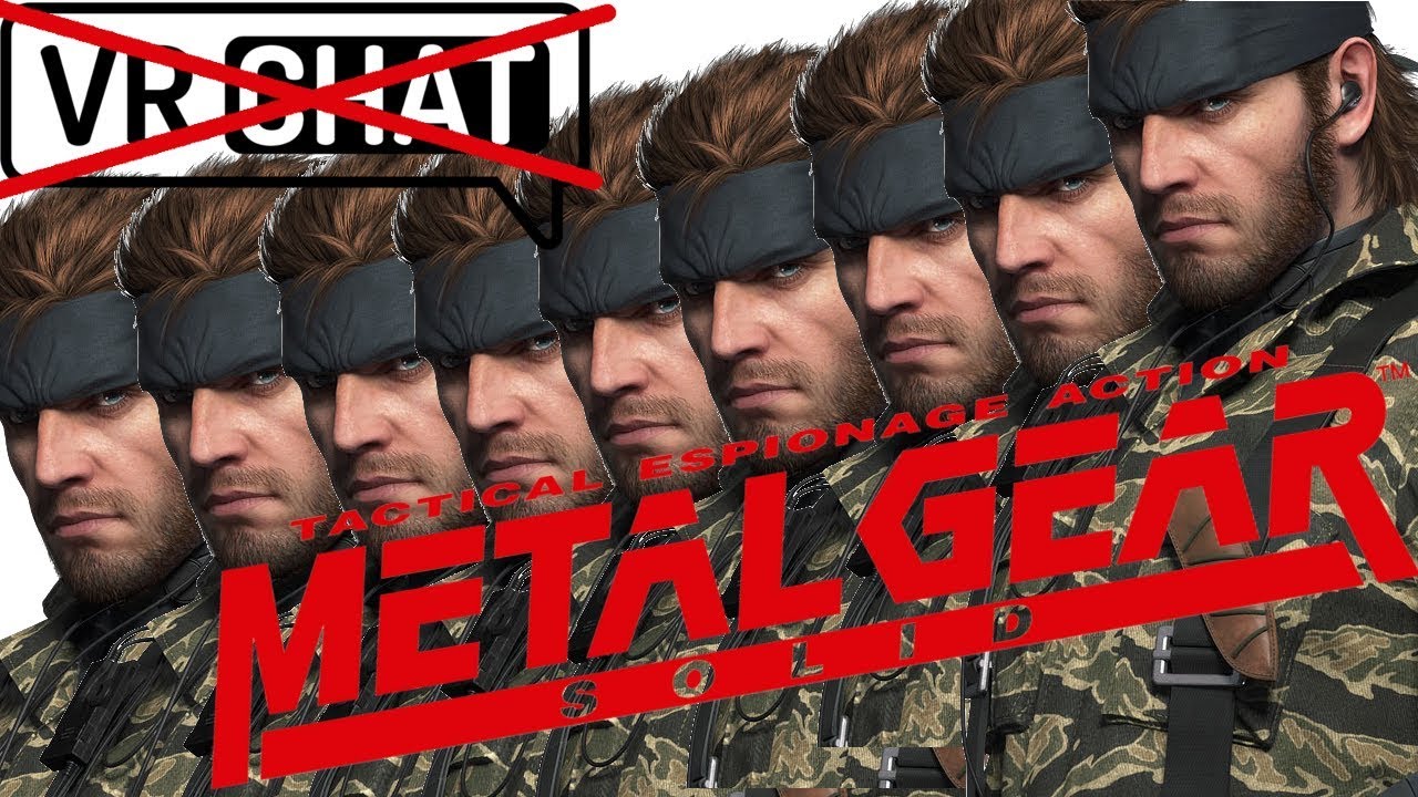 Vrchat Metal Metal gear!!!! (VRchat extremes) - YouTube