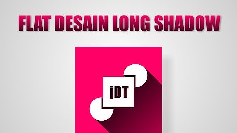 How To Learn Make  Effect  Flat Long Shadow  With Coreldraw