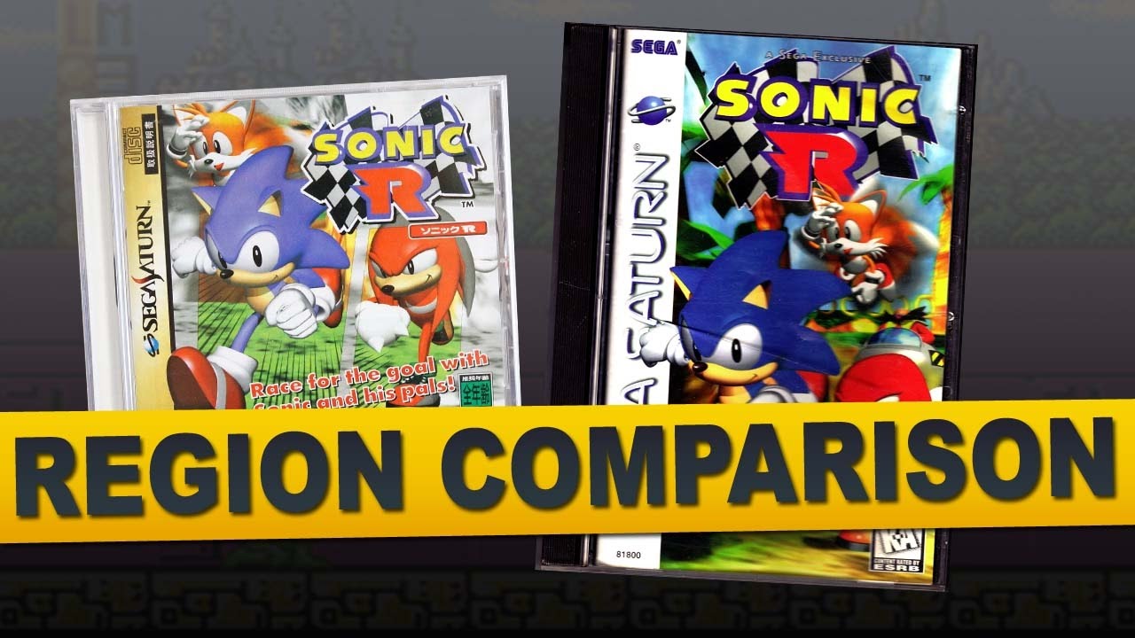 Sonic R for Sega Saturn (Region Comparison) - YouTube