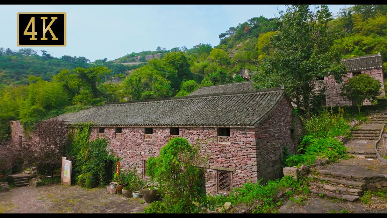 Walking Through a Mysterious Ancient Chinese Stone Village｜Empty Houses, Nobody in Sight｜4K