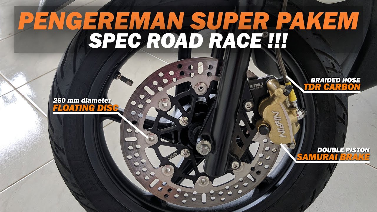 Pengereman SUPER PAKEM !!! | Upgrade Kaliper Nissin Samurai Brake VS Disk KTC Floating Vario 125 150