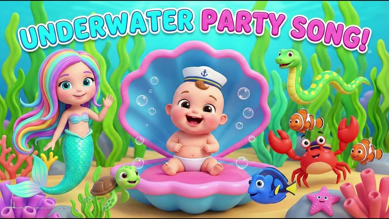 The Sea Family Song! 🧜‍♀️🦀 Mama’s a Mermaid & Daddy’s a Crab | Lilyatos