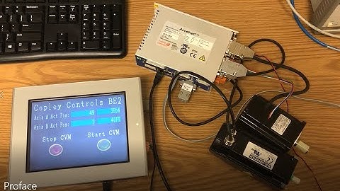 Copley BE2 + Schneider Electric Pro-face Modbus TCP Master HMI