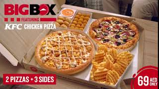 BIG BOX SURPRISE: KFC CHICKEN PIZZA