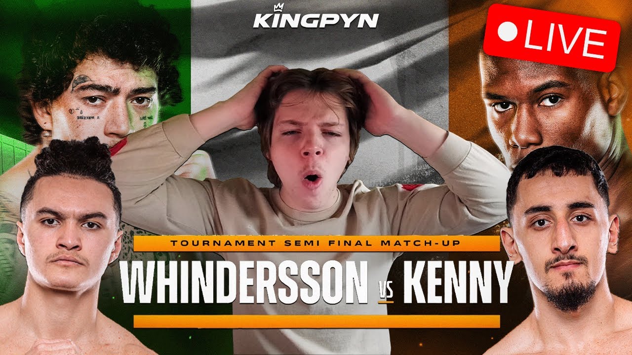 🔴KINGPYN SEMI-FINALS Whindersson Nunes vs King Kenny LIVESTREAM WATCH PARTY!! - SMOKED