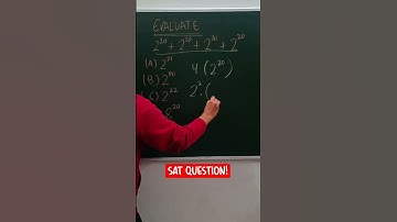 SAT QUESTION! #SAT #maths #shorts