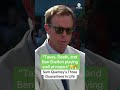 There's THREE guarantees in life, according to Sam Querrey 😮‍💨