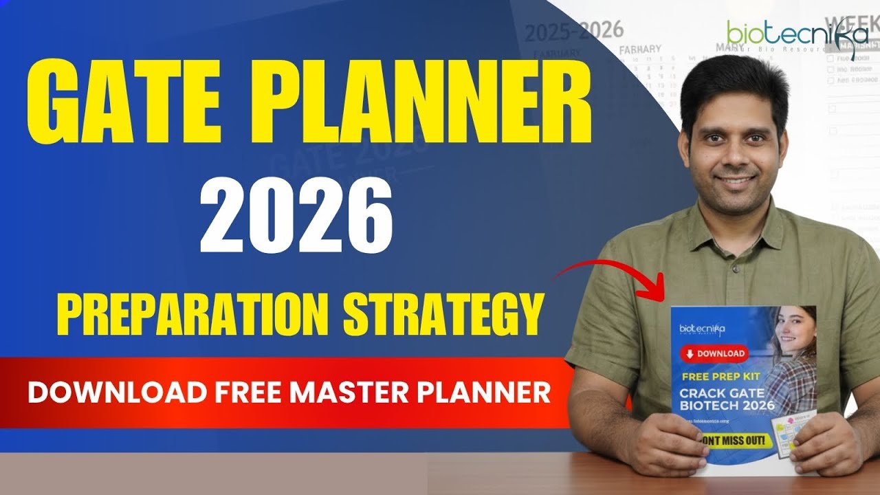 GATE 2026 Preparation Strategy | Download FREE Master Planner - YouTube
