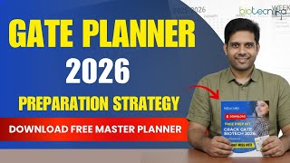GATE 2026 Preparation Strategy | Download FREE Master Planner