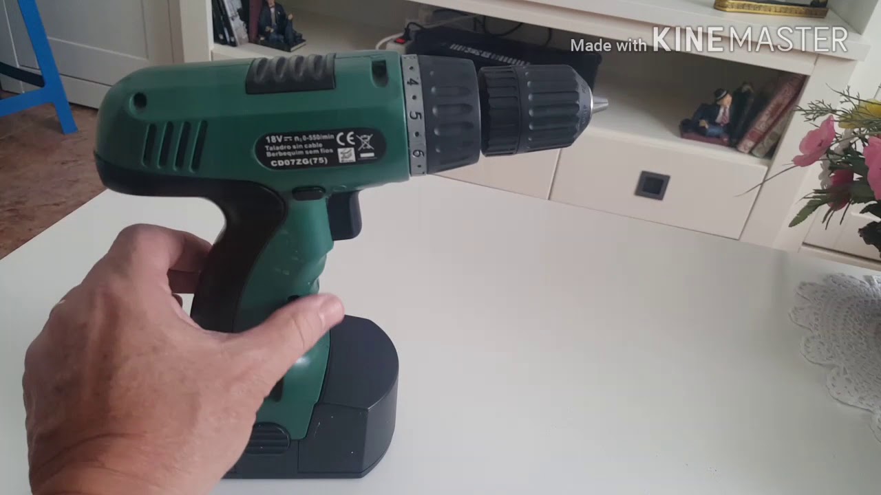 Taladro a baterías KRAFT - YouTube