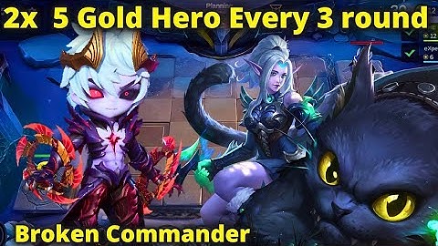 5 Gold Hero At Round 2 New Meta Commander Season 4 MCGG | MLBB MAGIC CHESS GOGO BEST SYNERGY COMBO