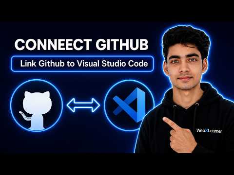 How to Connect Github to Visual Studio Code | Link VS Code To GitHub (Step by Step Tutorial)🔥
