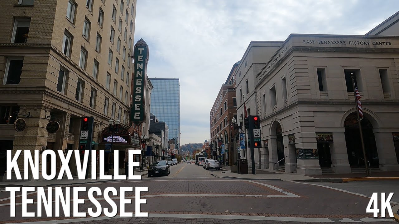 Knoxville, Tennessee - 4K Drive