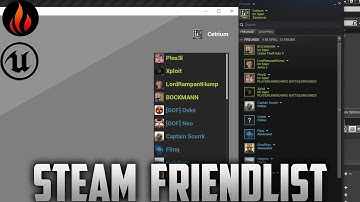 Unreal Engine 4 - Steam Multiplayer Friend list [Advanced Sessions]