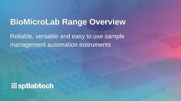 BioMicroLab Range Overview - Automated Sample Management for Labs
