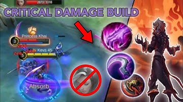 HOW TO COUNTER OFFLANE BENEDETTA  | DYRROTH BURST UNSTOPPABLE  1 SHOT BUILD  - MLBB