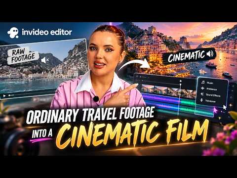 I Turned Ordinary Travel Footage Into a Cinematic Film With AI | invideo editor