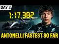 DAY 3: Antonelli Sets Fastest Lap So Far in Closed‑Door Test