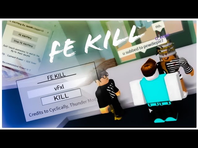 Fe No Tool Kill Roblox Fe Kill Script Word Bypass Roblox Exploiting Youtube - fe kill fling script roblox pastebin