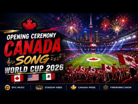 Best song World Cup 2026 🇨🇦 Canada Opening Ceremony song | Toronto Music, Fireworks & Stadium 🇨🇦⚽🏆