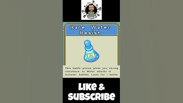 The Items of Prodigy: Rare Water Resist #education #tutorial #math #prodigy #potion #magic #items