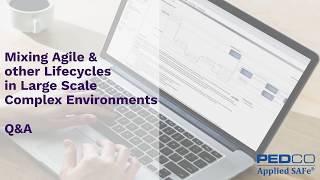 Mixing Agile and other Lifecycles in Large Scale Complex Environments Q&A