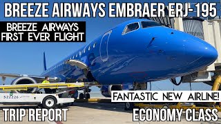 [INAUGURAL FLIGHT] Breeze Airways Embraer ERJ-195 (ECONOMY) Tampa (TPA) - Charleston (CHS)