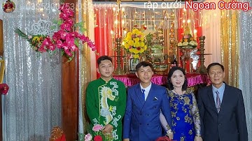 Chia sẻ chi tiếc công việc trang trí đám cưới màu đỏ truyền thống/ minh nhật ngọc ngân Ấp 3, cẩm sơn